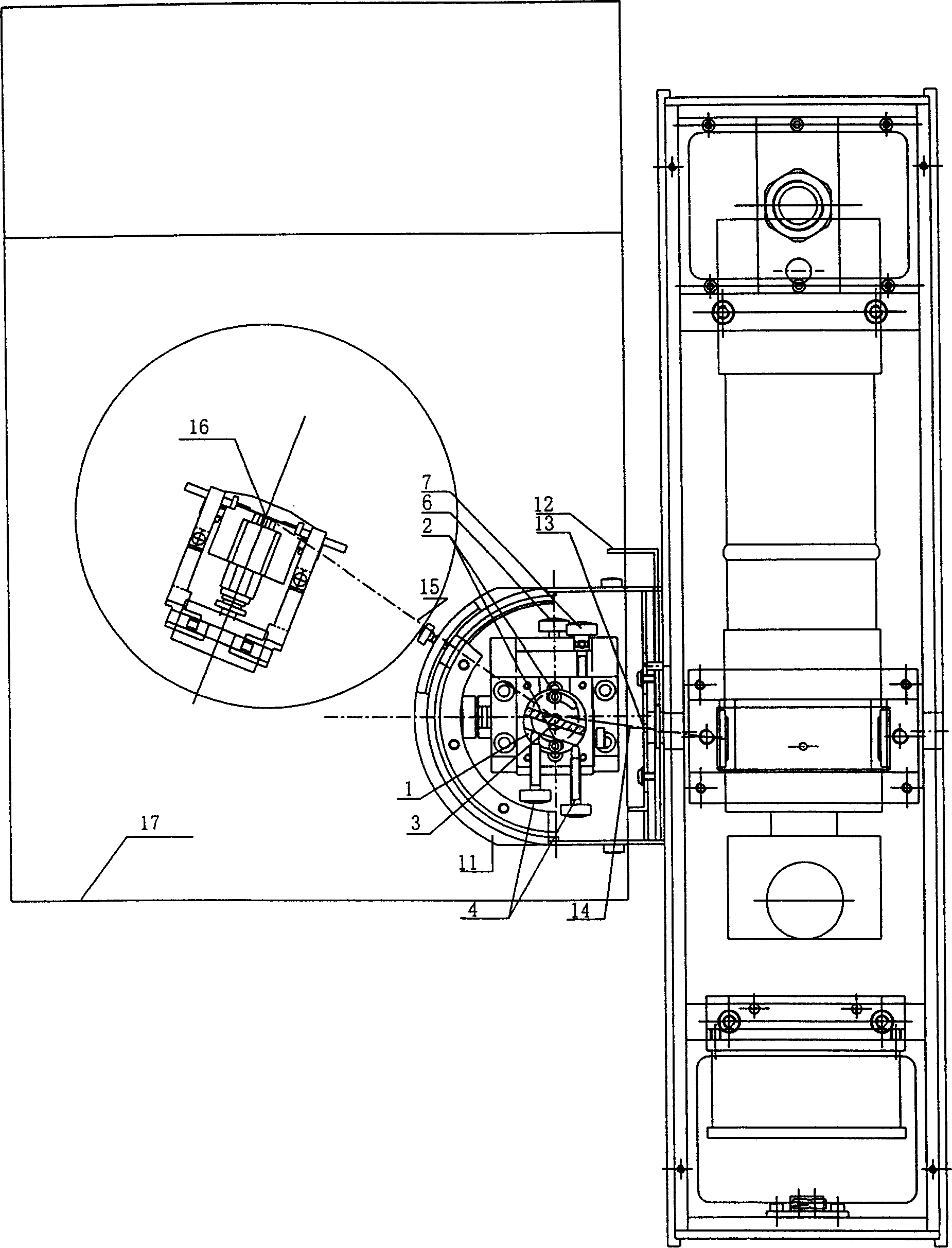 Monochromator of chip tester