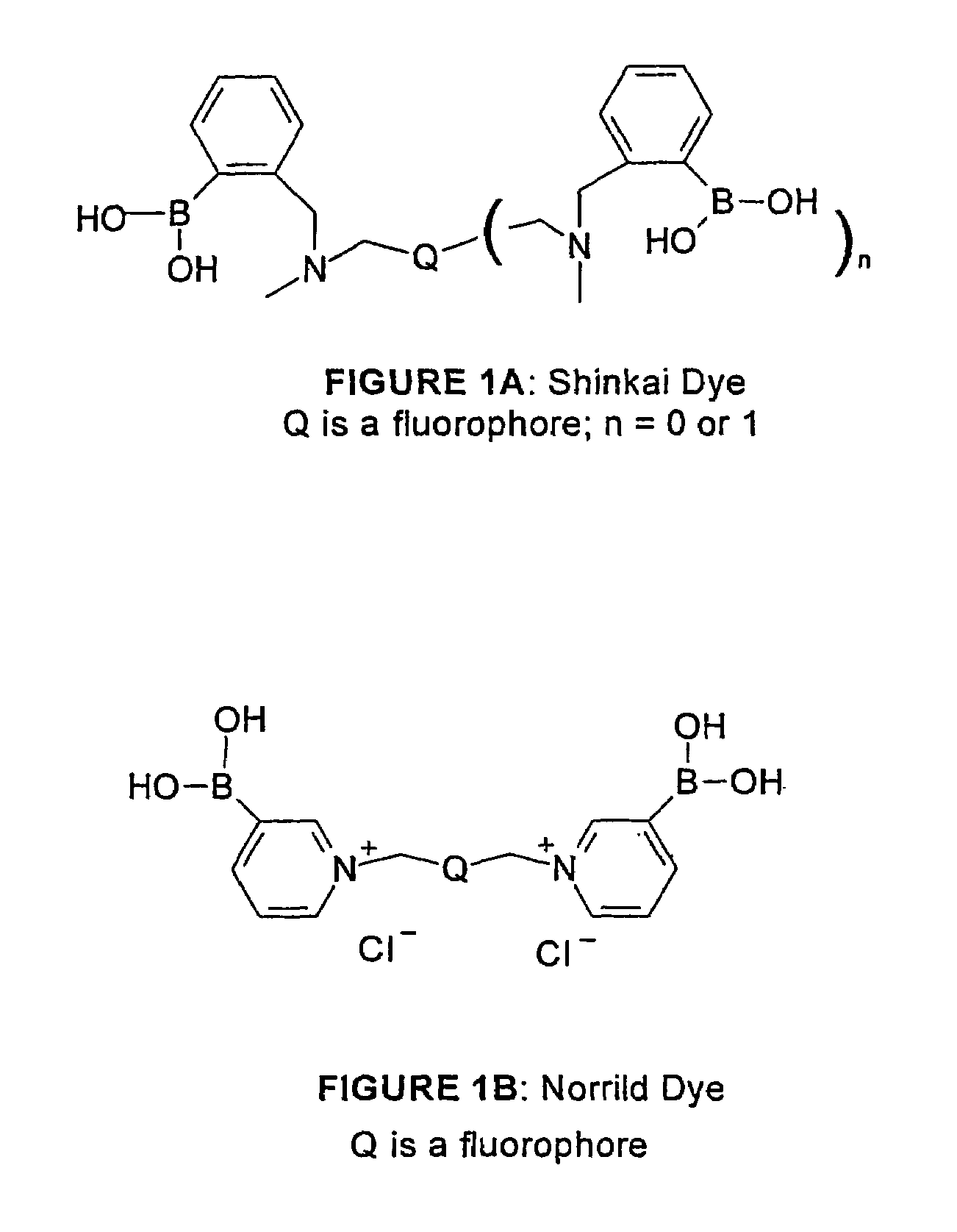 Solid-phase saccharide sensing compounds