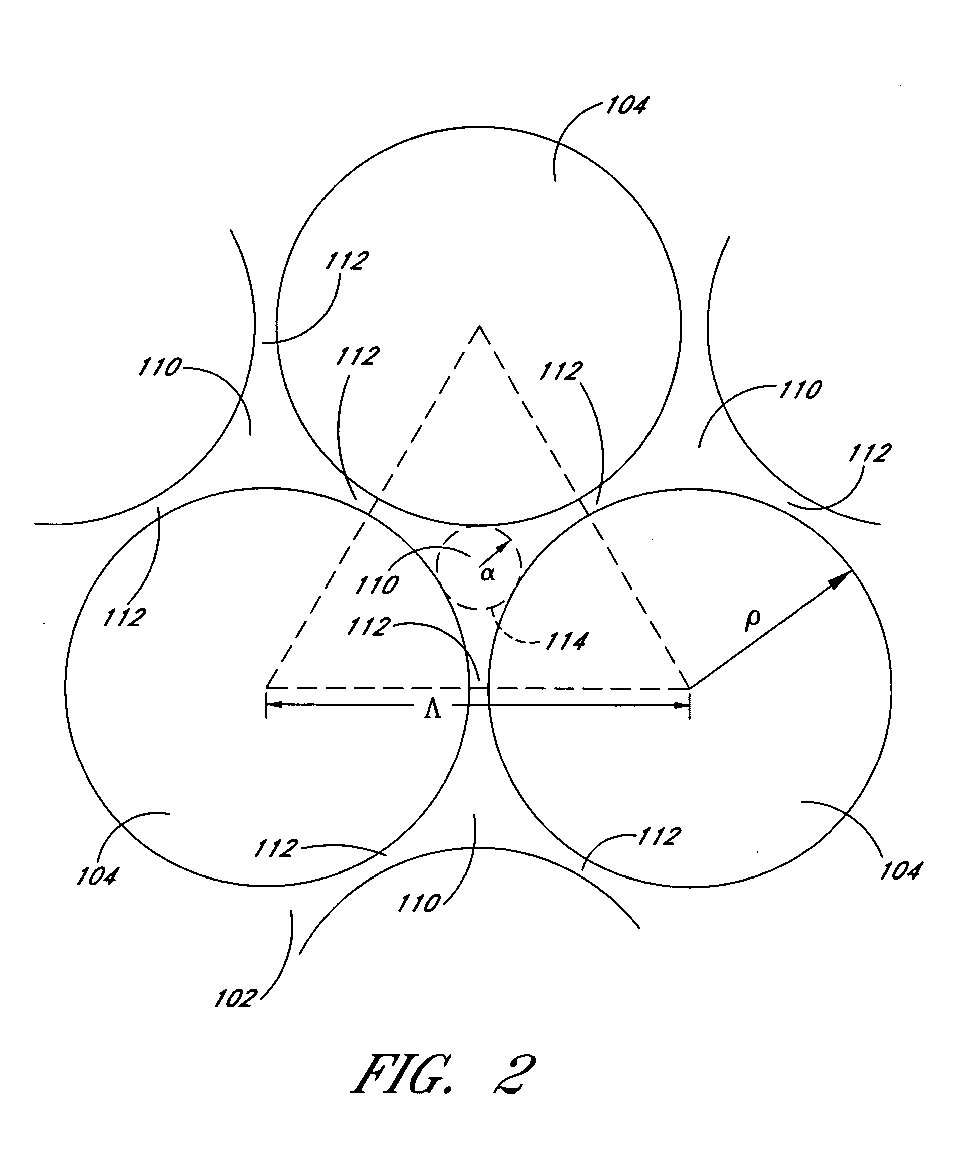 Method for configuring air-core photonic-bandgap fibers free of surface modes