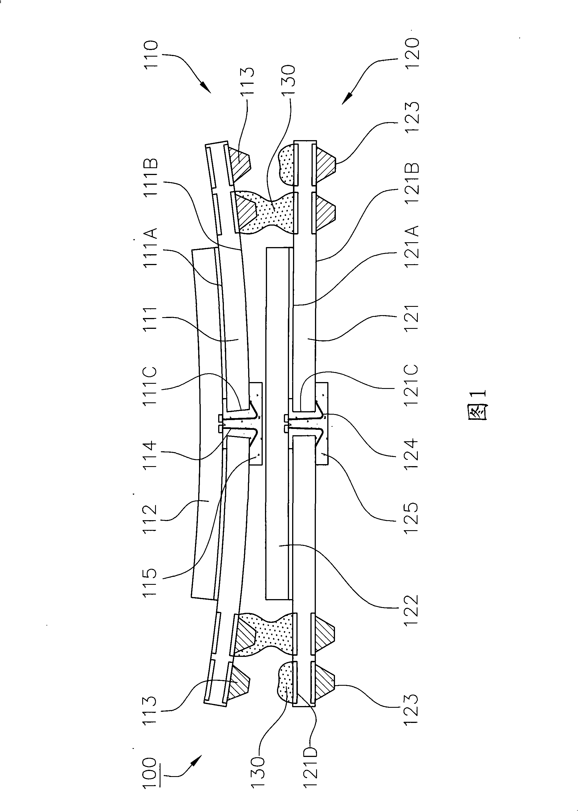 Semi-conductor encapsulation connecting construction avoiding welding defect induced by warp of substrate