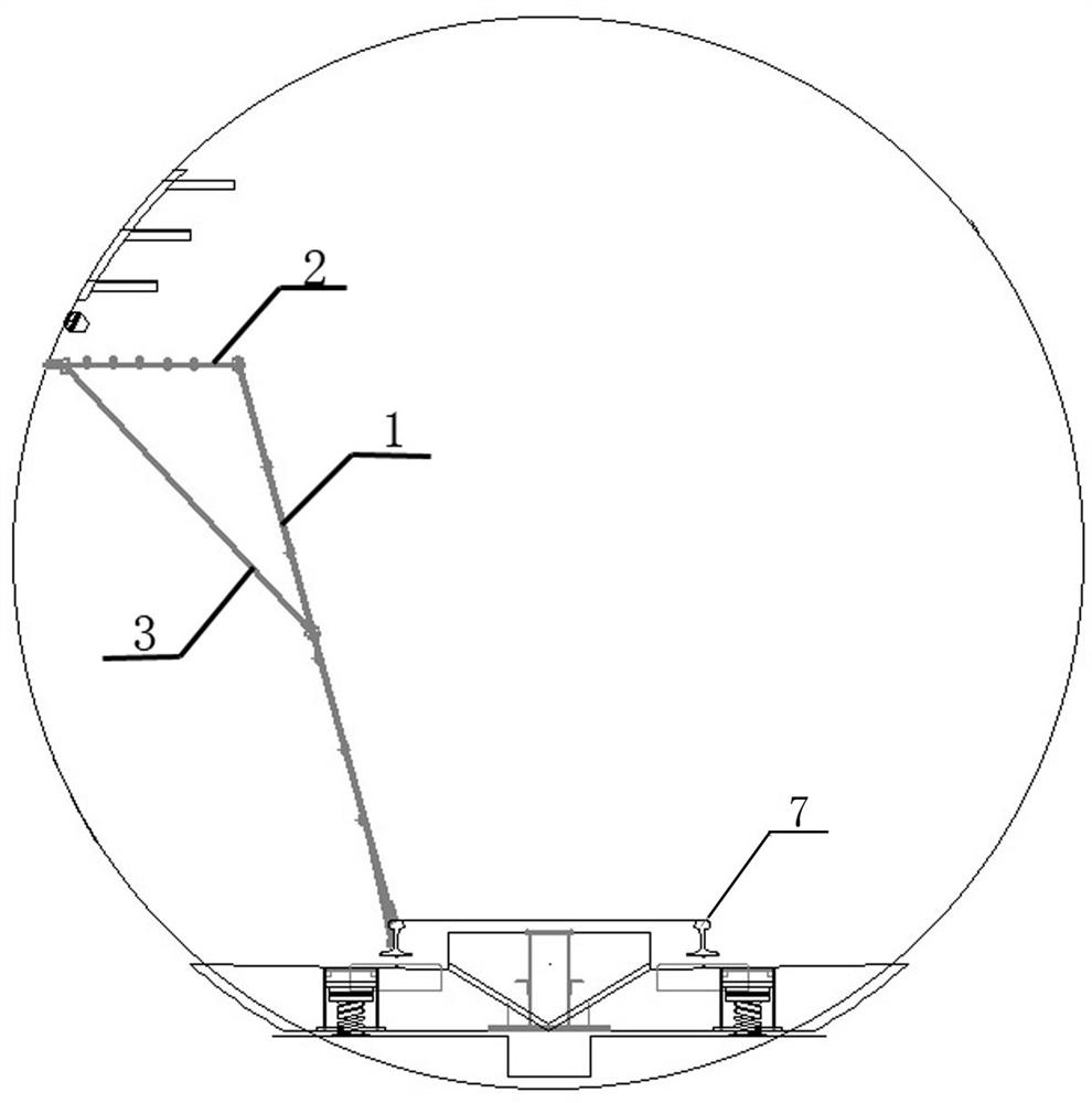 Installation and construction method for high-altitude pipeline in circular-section tunnel