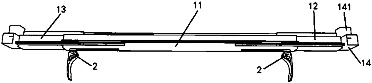 A dry-type transformer box structure