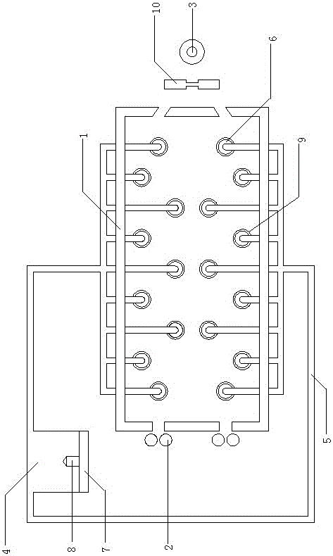Steam-type printing and dyeing drying device