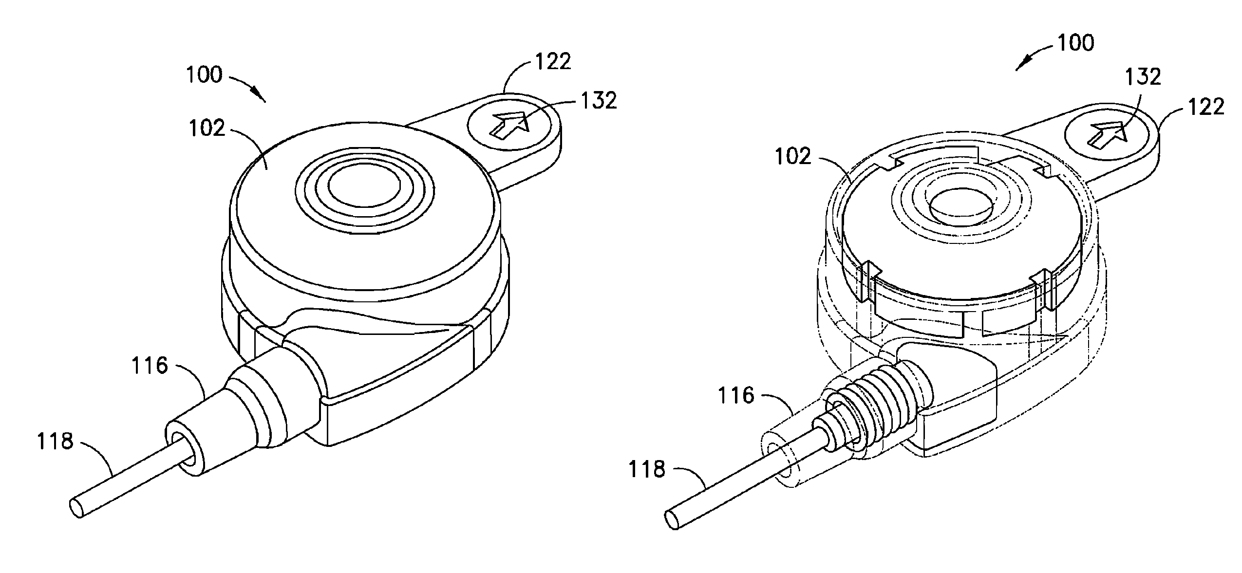 Integrated spring-activated ballistic insertion for drug infusion device