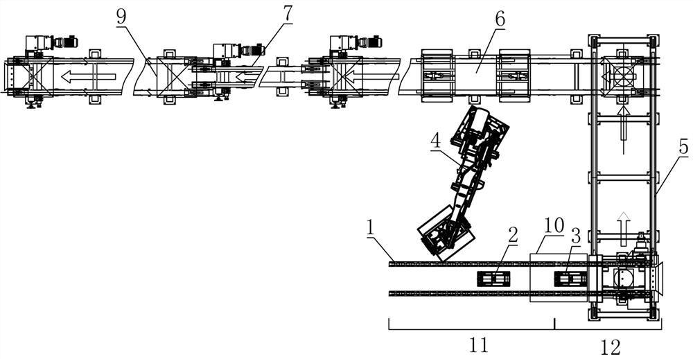 Cathode copper plate selecting and classified conveying device and application method thereof