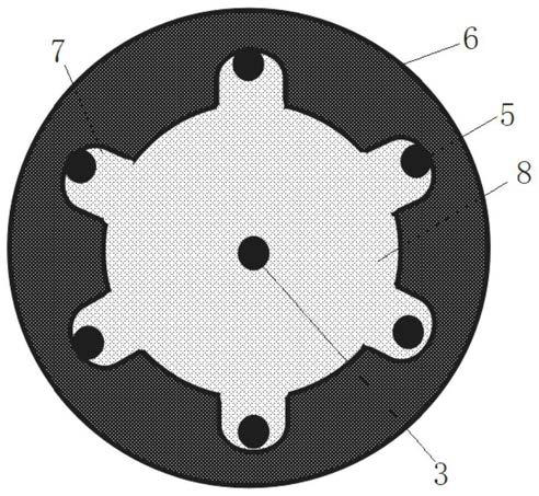 Immersion type energy-saving aluminum alloy melt heater