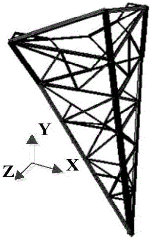 Wind vibration simulation method of 220kV power transmission line tower line coupled system