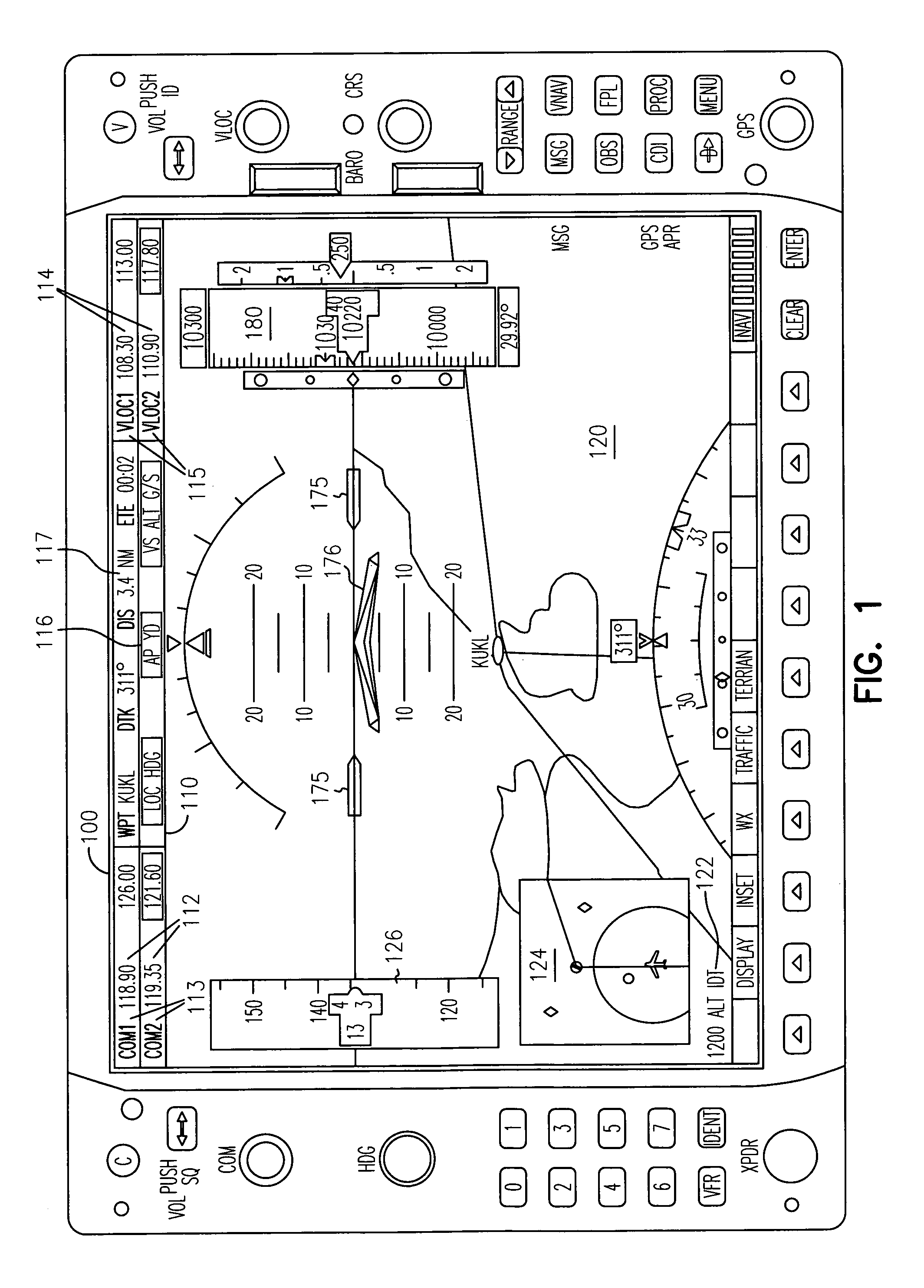 Cockpit display systems and methods of presenting data on cockpit displays