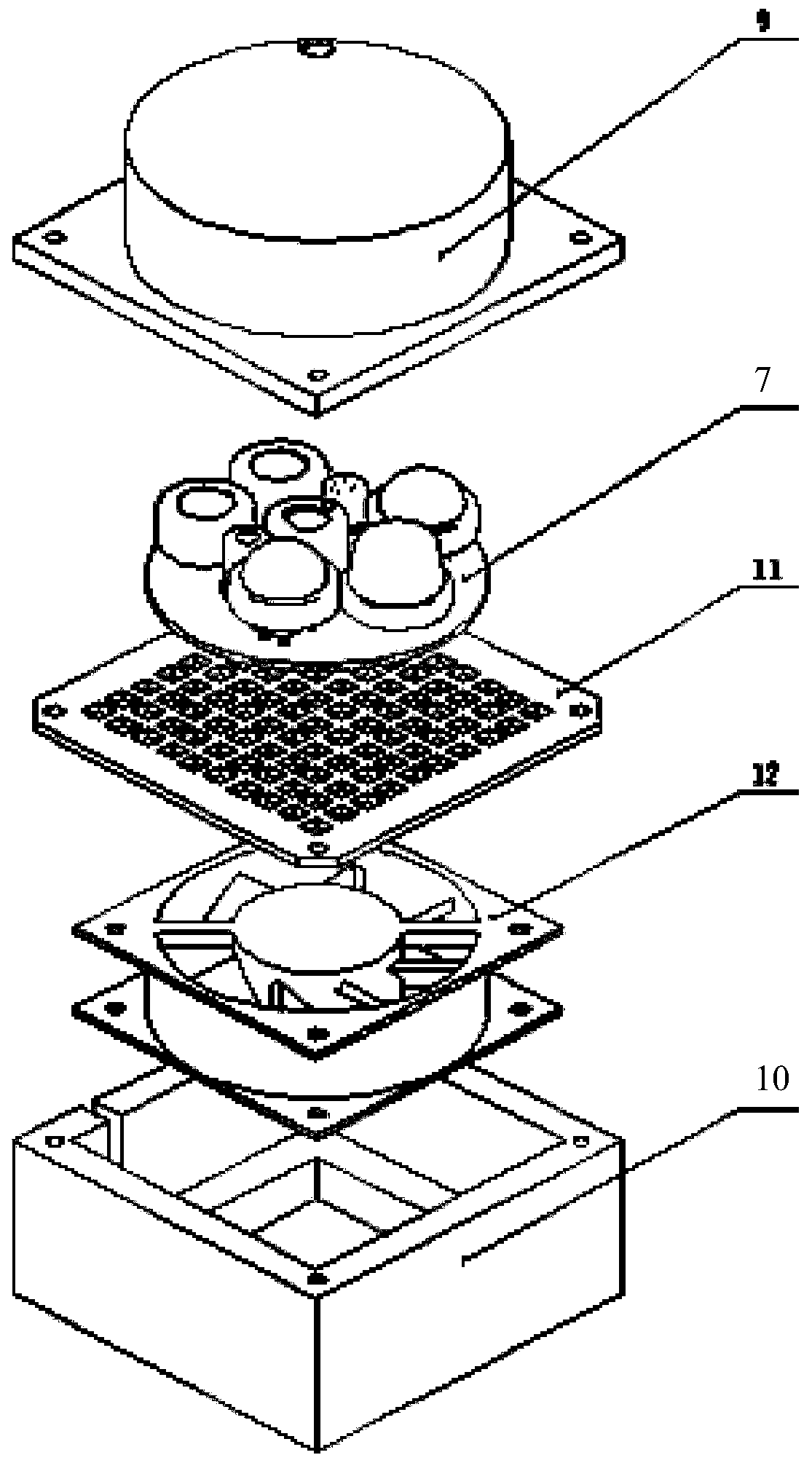 A portable tea aroma detection electronic nose system and its detection method