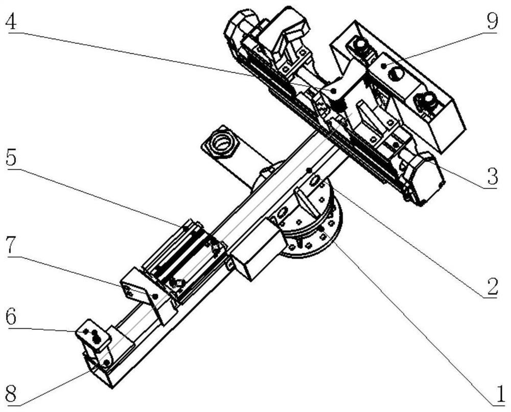 Heat treatment robot clamping device based on 3D laser scanning