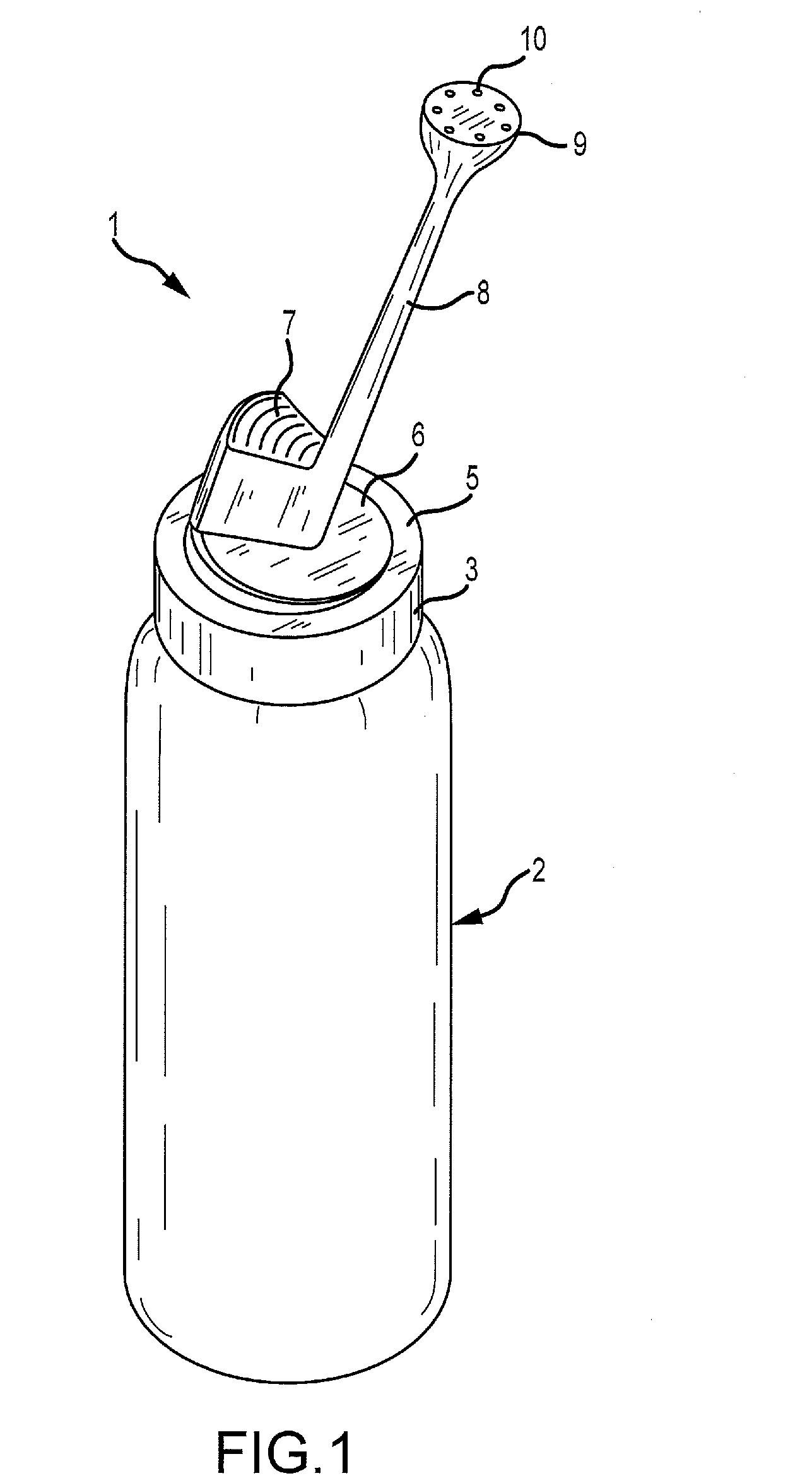 Actuator for dispensing aerosol hair care products closer to the scalp