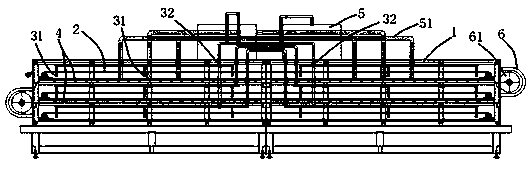 Multiple-functional-layer drying and curing device