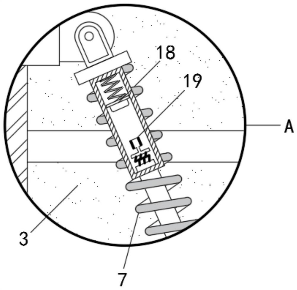 Part clamping and fixing device based on machine manufacturing