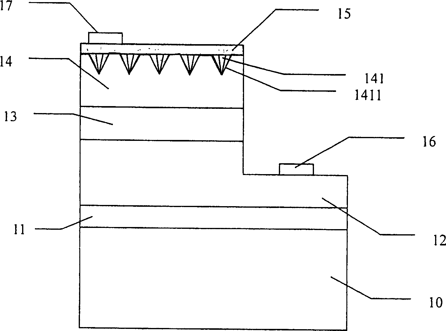 Light-emitting component with high lightening effect