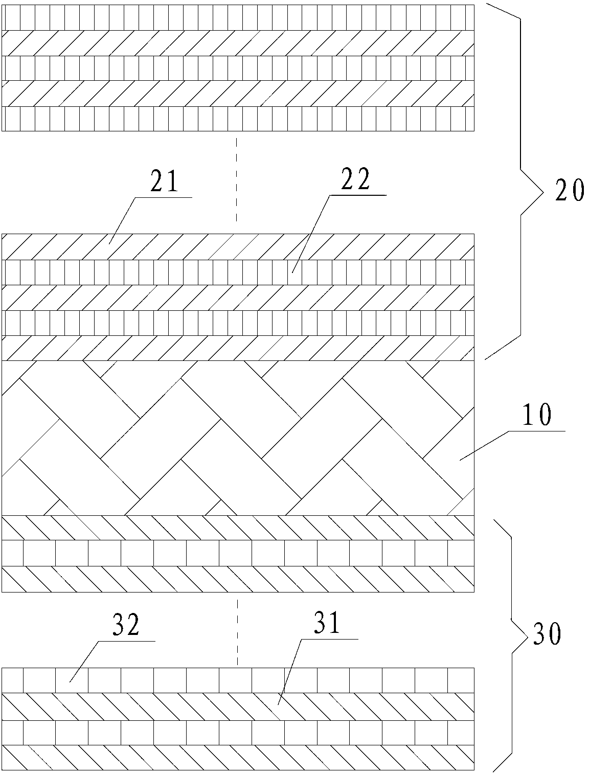 Near-infrared narrow-band optical filter used for somatosensory recognition system