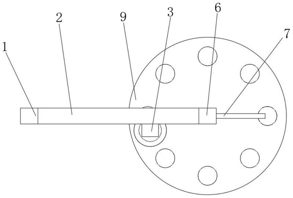 Automatic feeding system for numerical control vertical grinding machine