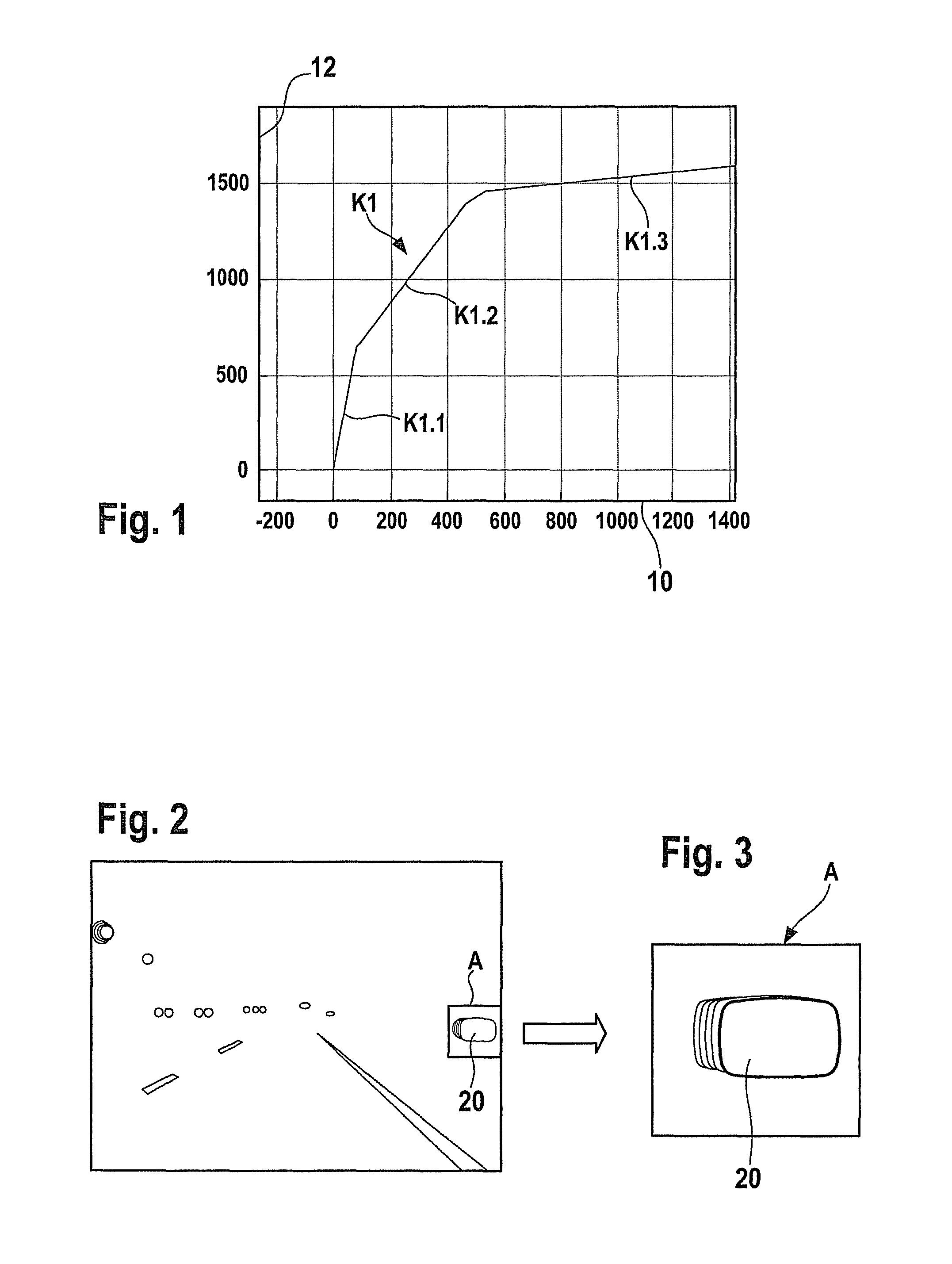 Image acquisition system and method for distance determination using an image recording system