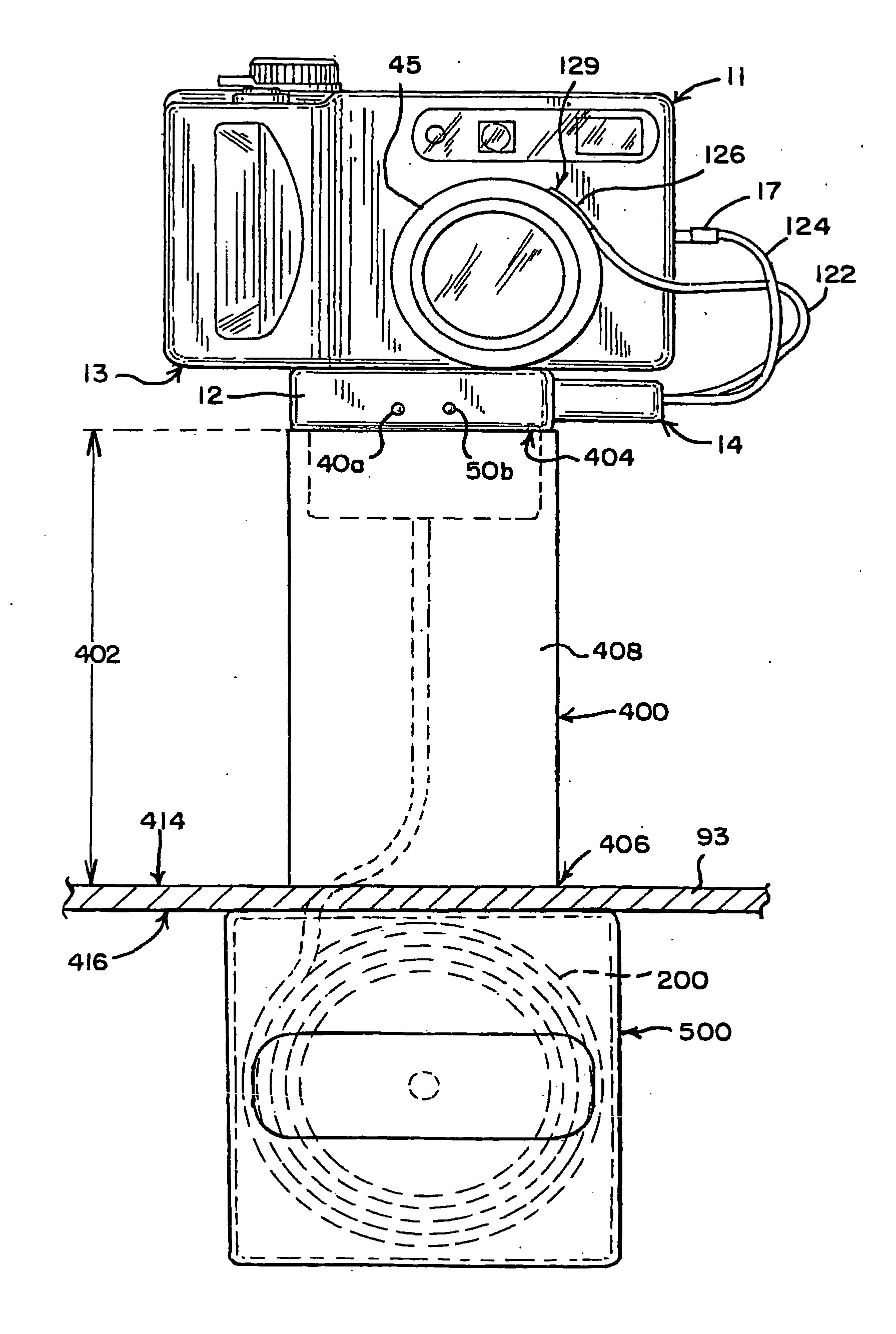 Apparatus, a system and a method for securing and/or for displaying a device on a fixture