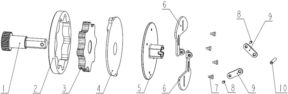 A variable displacement oil pump control mechanism