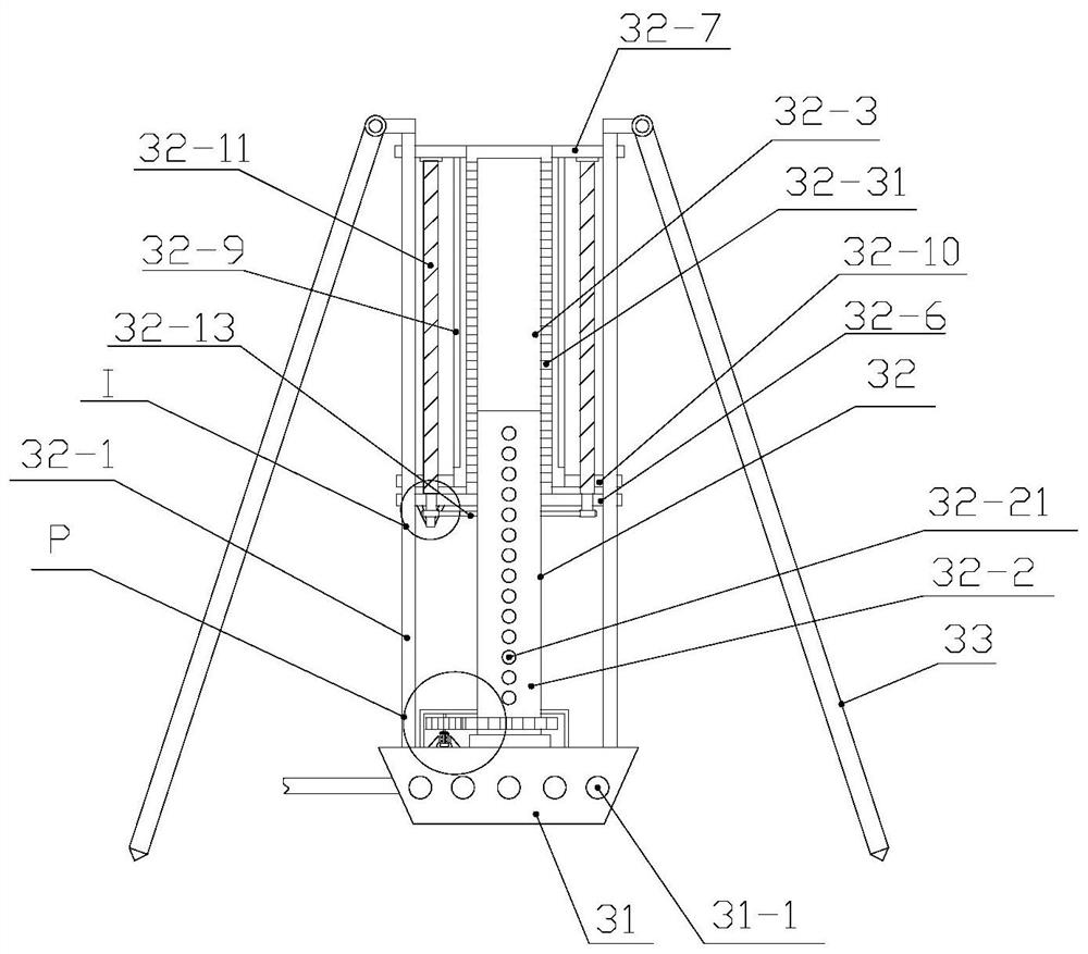 Cultivation greenhouse provided with height-adjustable watering mechanisms