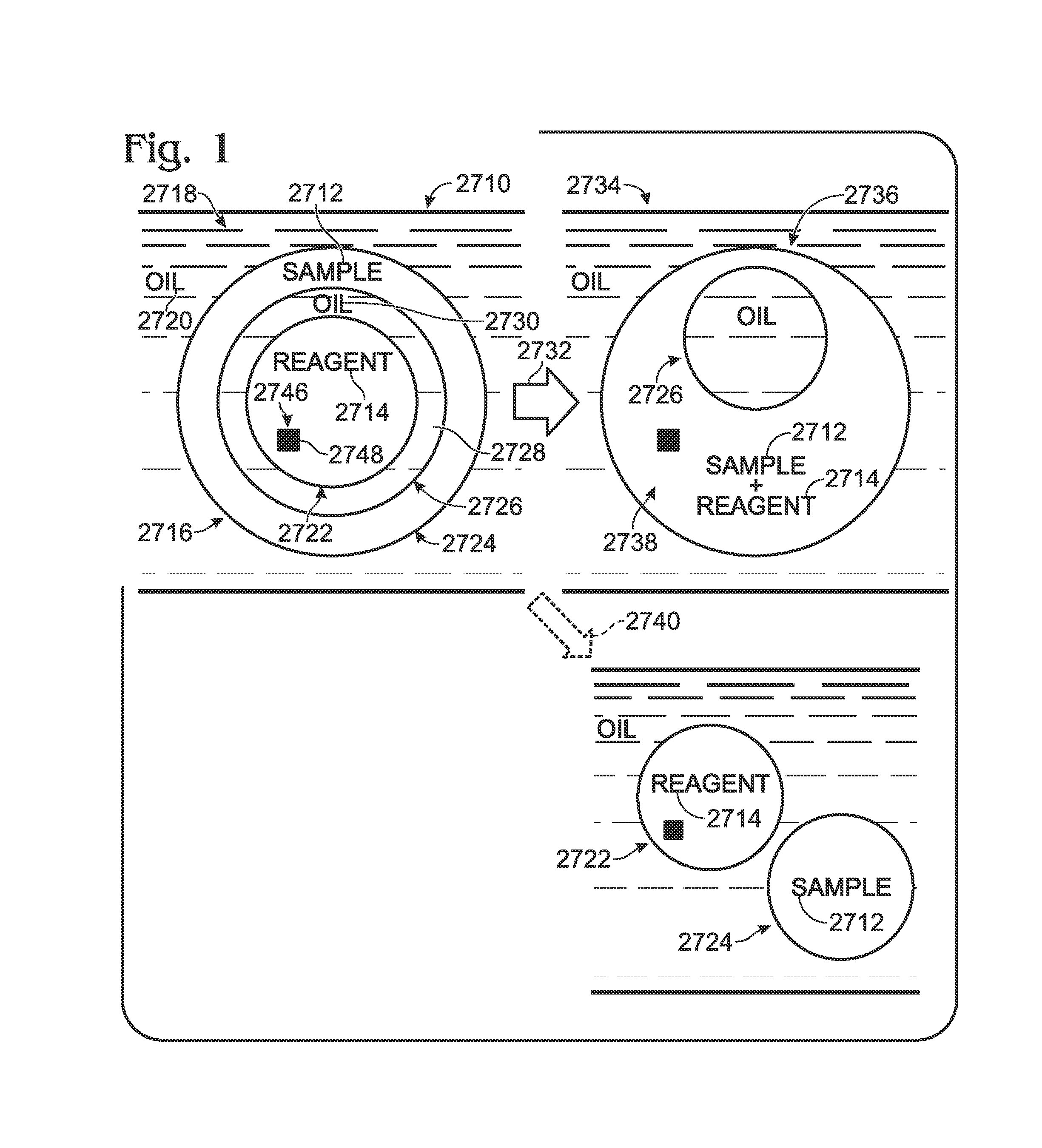 Method of mixing fluids by coalescence of multiple emulsions