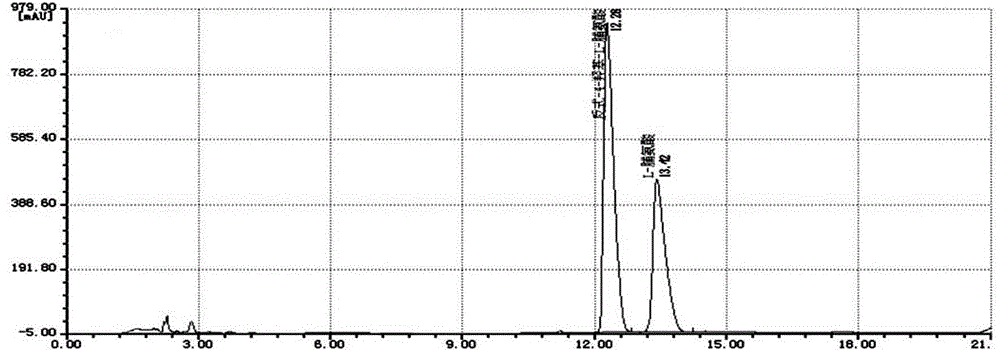 Trans-4-hydroxy-L-proline hydroxylase modifying gene with high transformation rate and application thereof