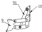 Wheel type excavator with telescopic arm