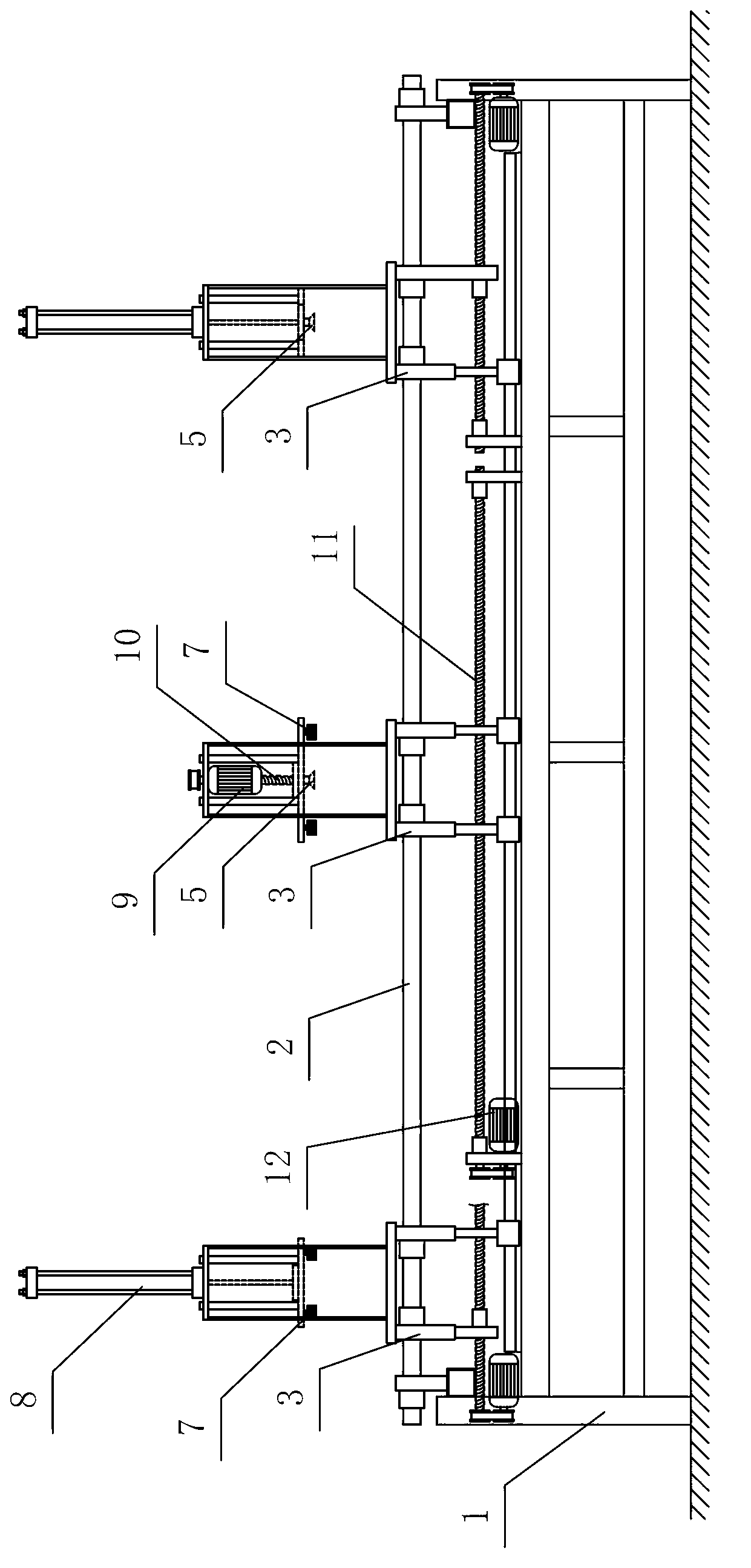 Multi-station automatic feeding device for sheet forming