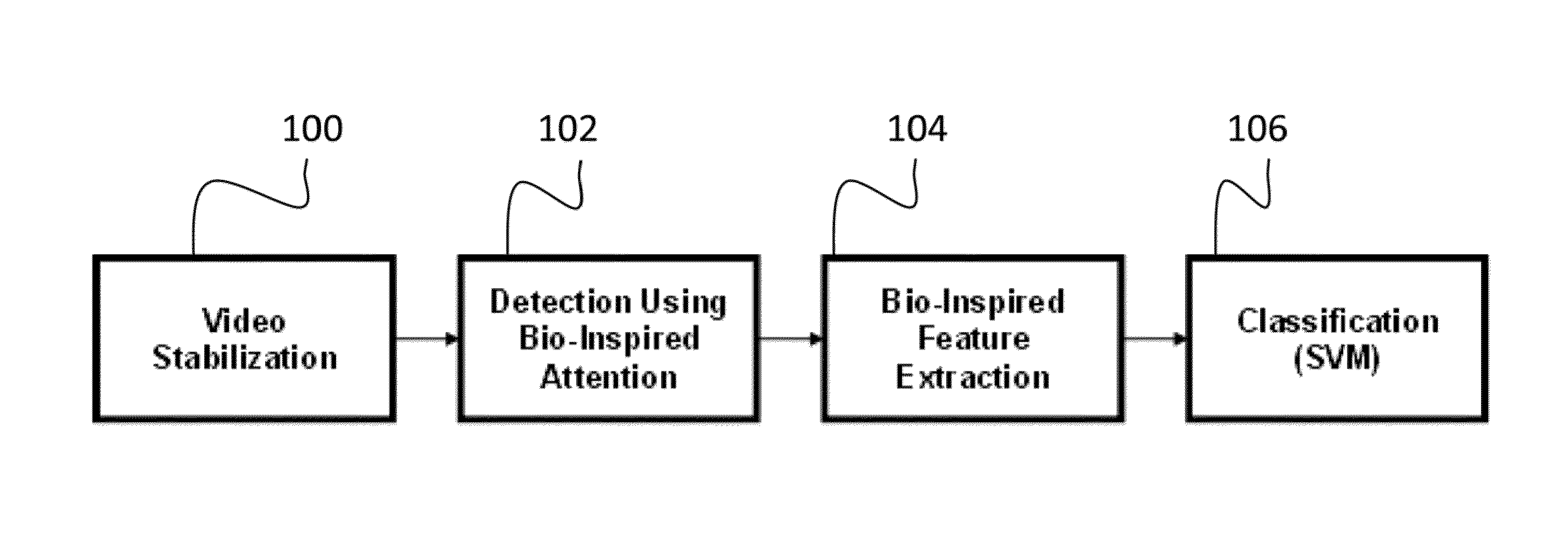 System for object detection and recognition in videos using stabilization
