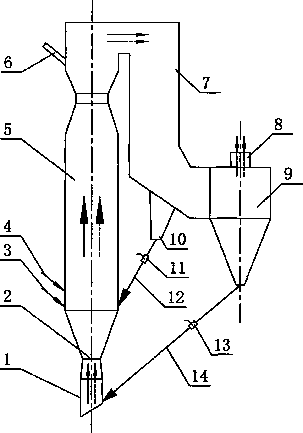 Method for decomposing semi-hydrated phosphogypsum