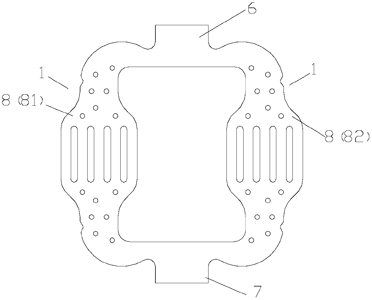 A column-row micro-reaction channel and micro-reactor