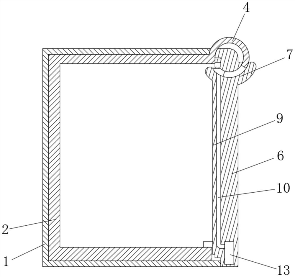 A refrigerator with a self-priming hermetic door