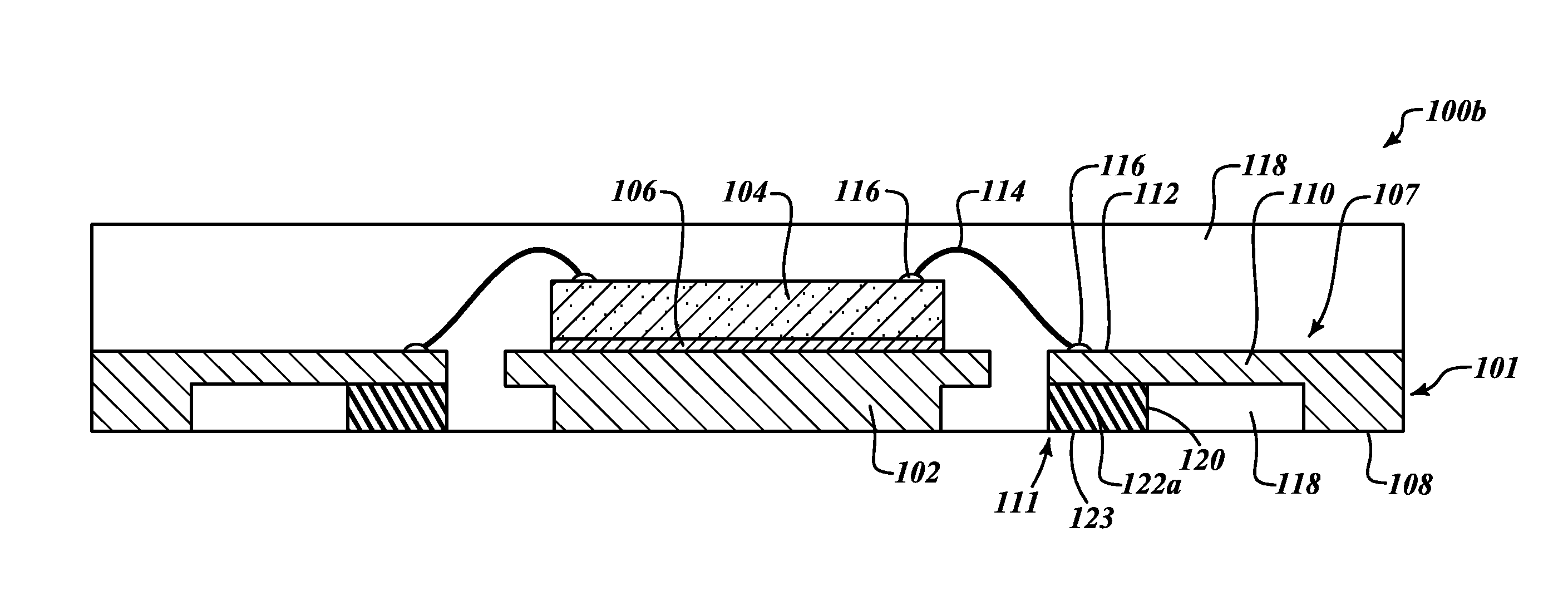 Leadframe package with stable extended leads