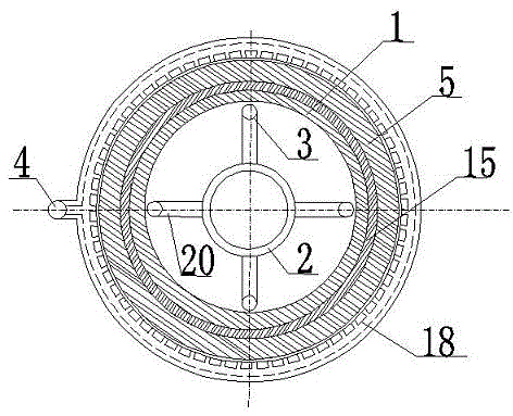 Sewage filtering and taking device for sewage source heat pump system