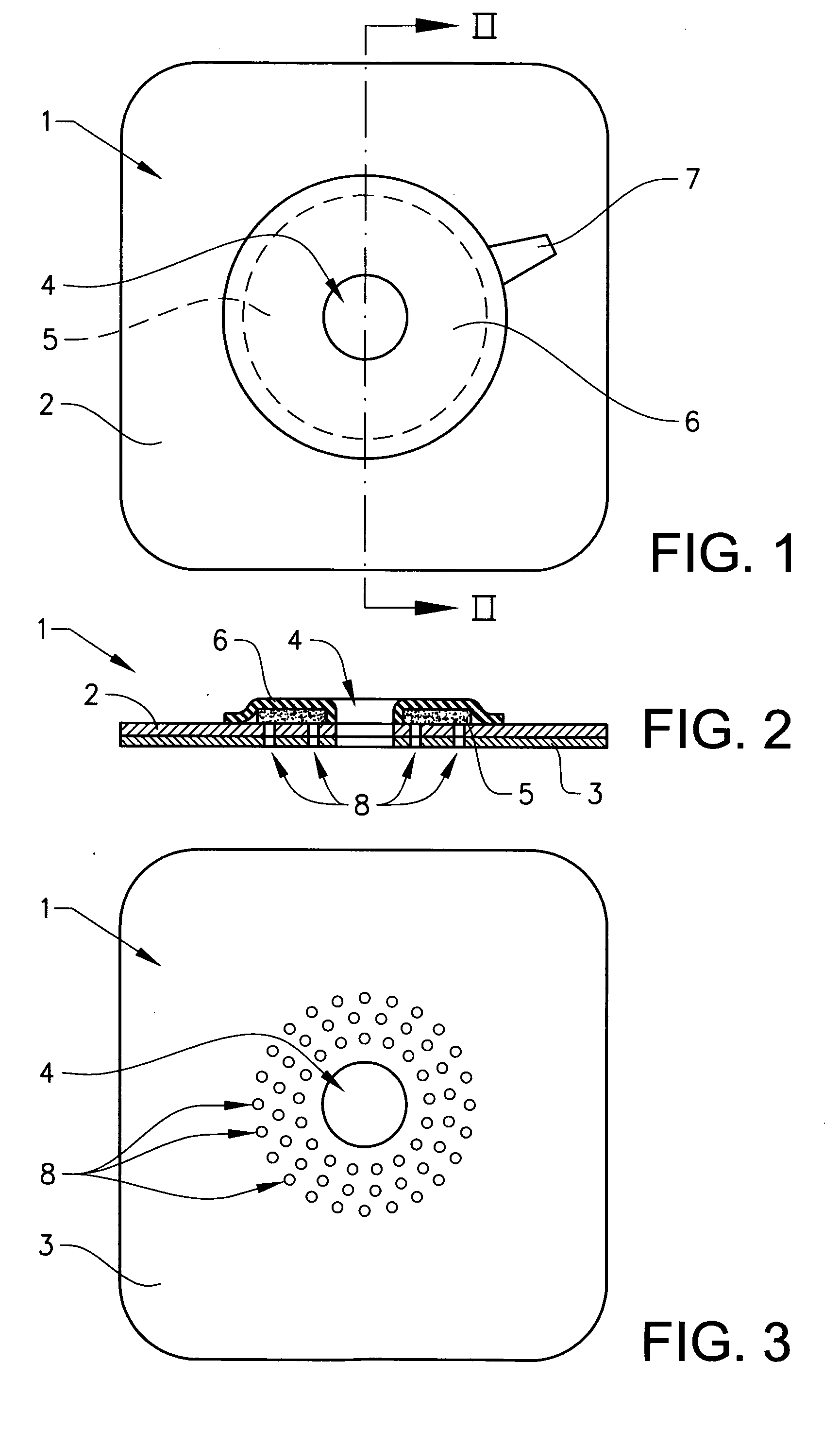 Component for securing attachment of a medical device to skin