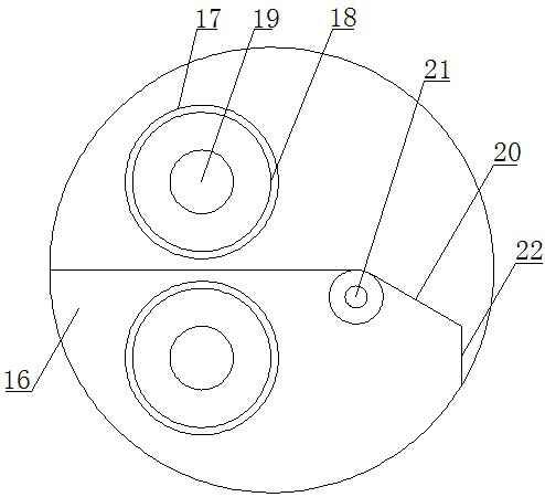 Financial bill pressing and pasting integrated device