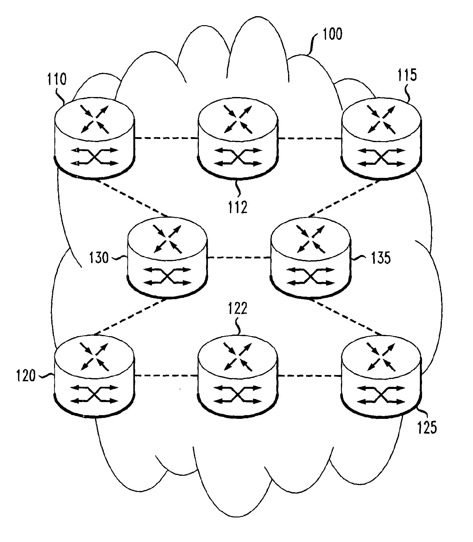 Method for Restoration and Normalization in a Mesh Network