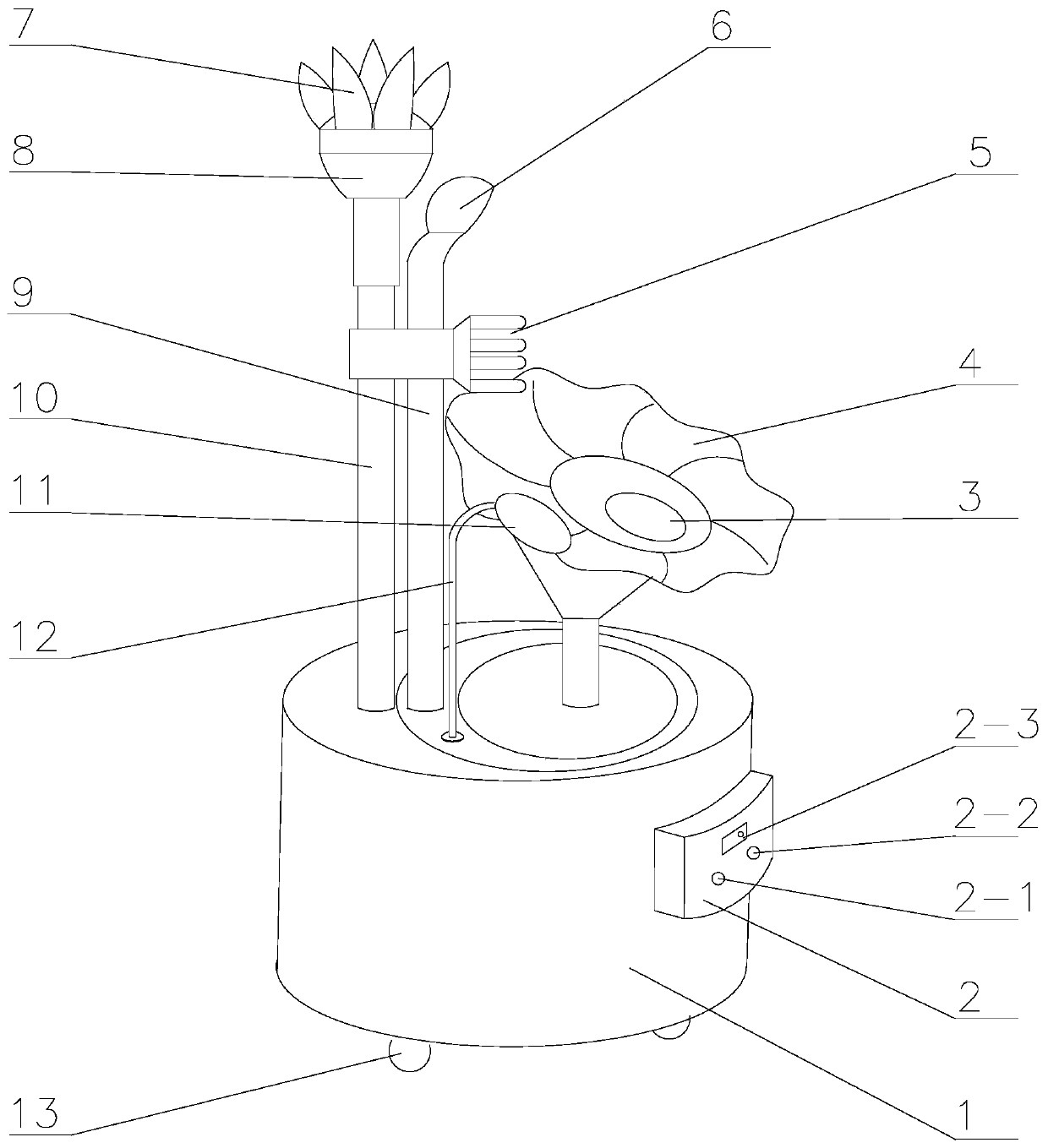 Bionic hand-washing robot capable of being used for washing hands by infants