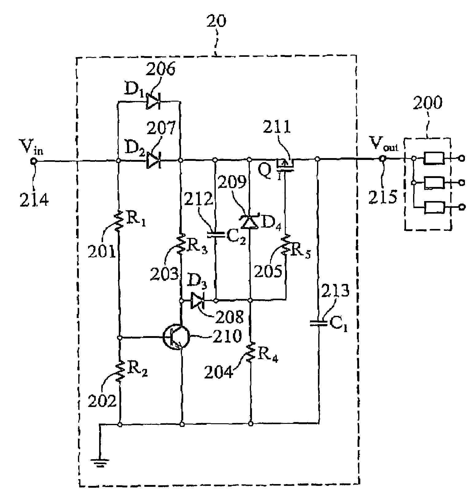 Hot-swap circuit system for fan tray module