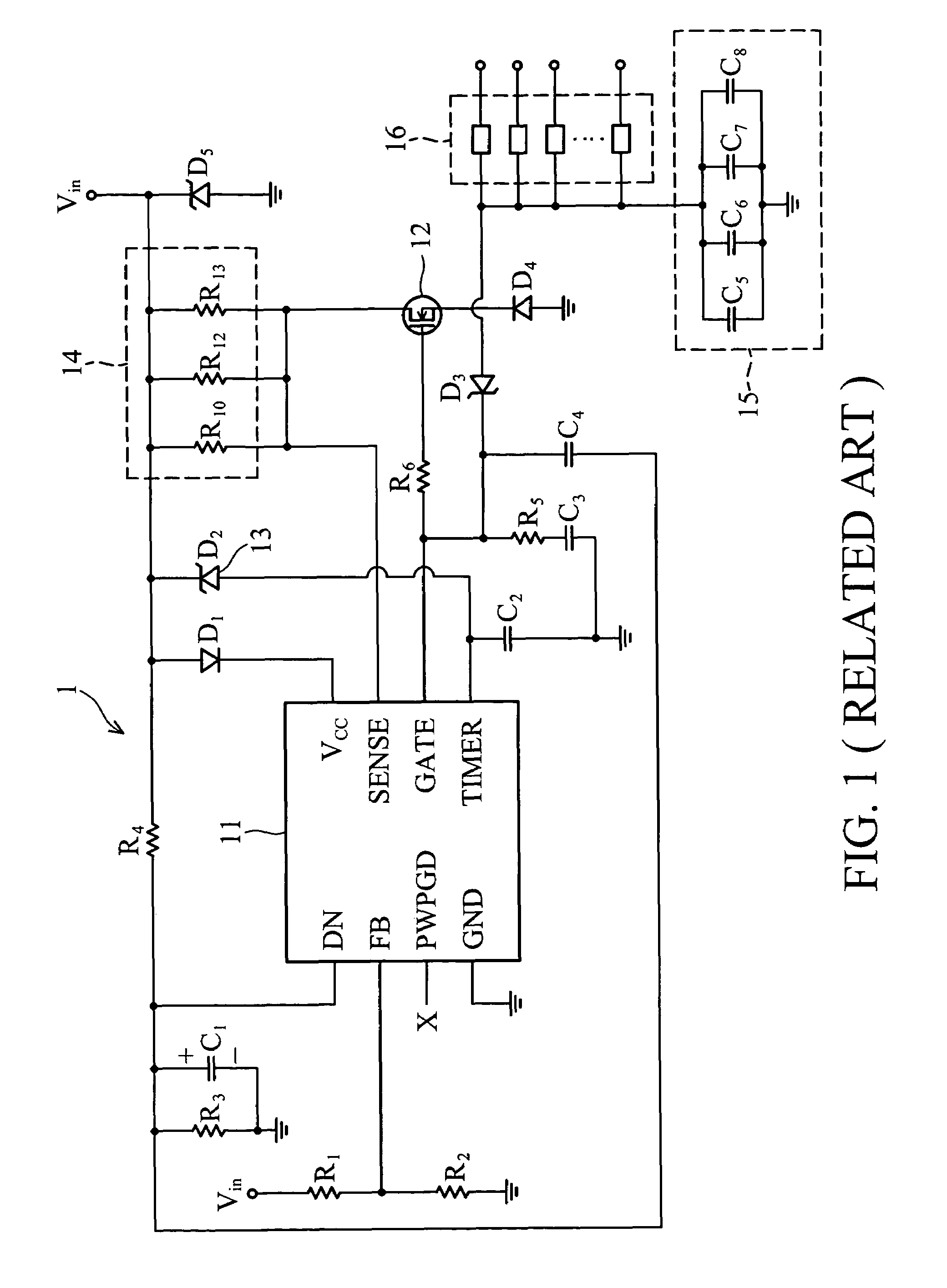 Hot-swap circuit system for fan tray module