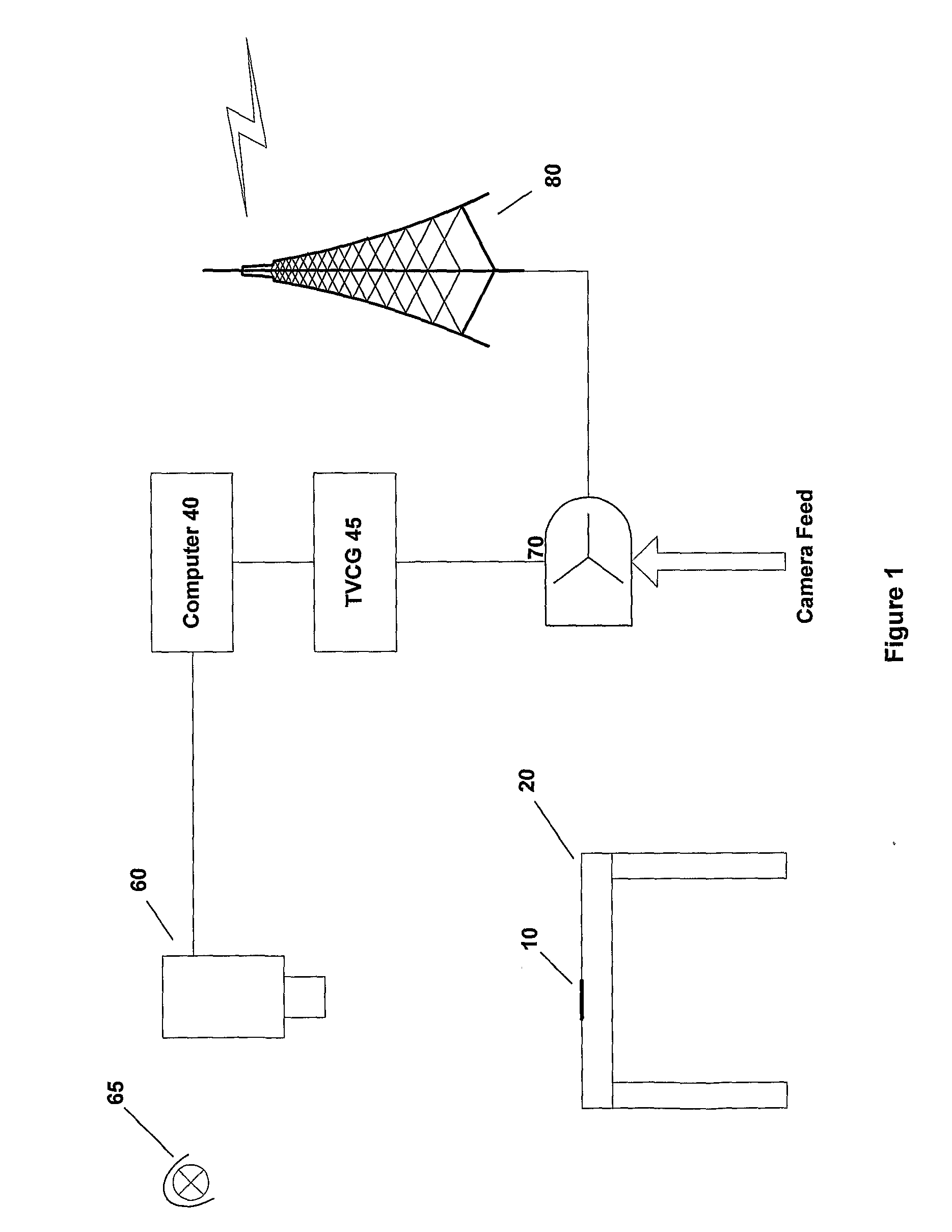 Method and apparatus for televising a card game