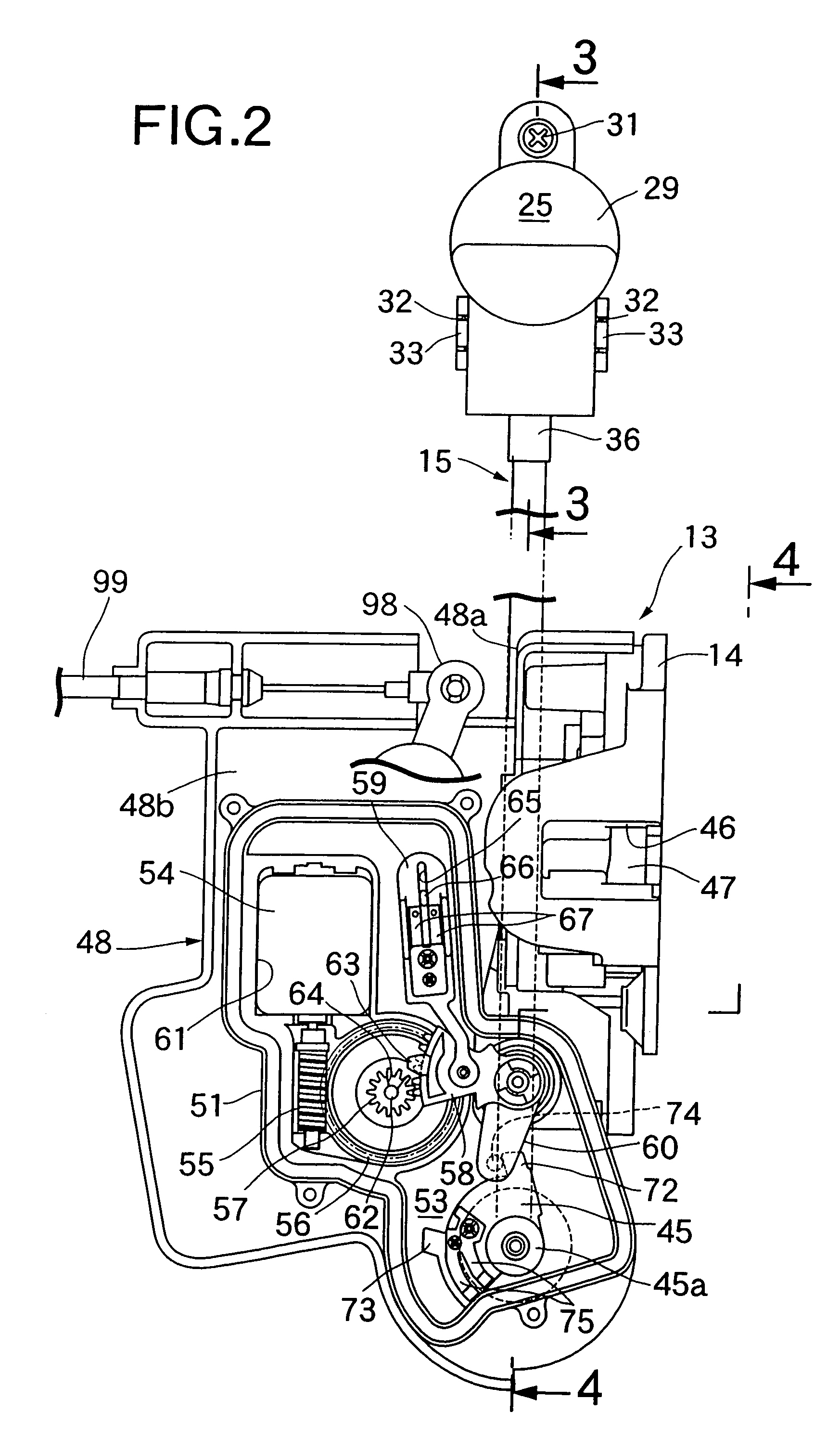 Door opening and closing device for vehicle and assembly method thereof