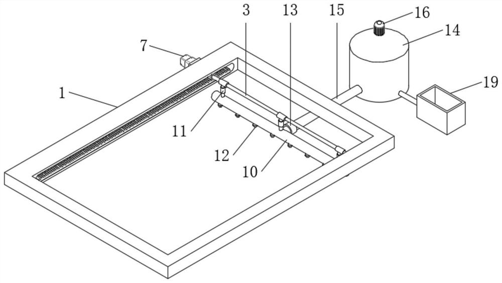 Sewage treatment disinfection device