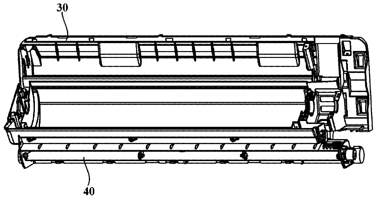 Wall-mounted air conditioner indoor unit and air deflector thereof