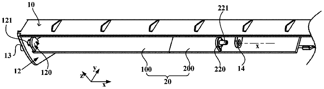 Wall-mounted air conditioner indoor unit and air deflector thereof