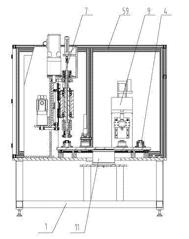 An automatic assembly table for the outer ball joint assembly of automobile tie rods