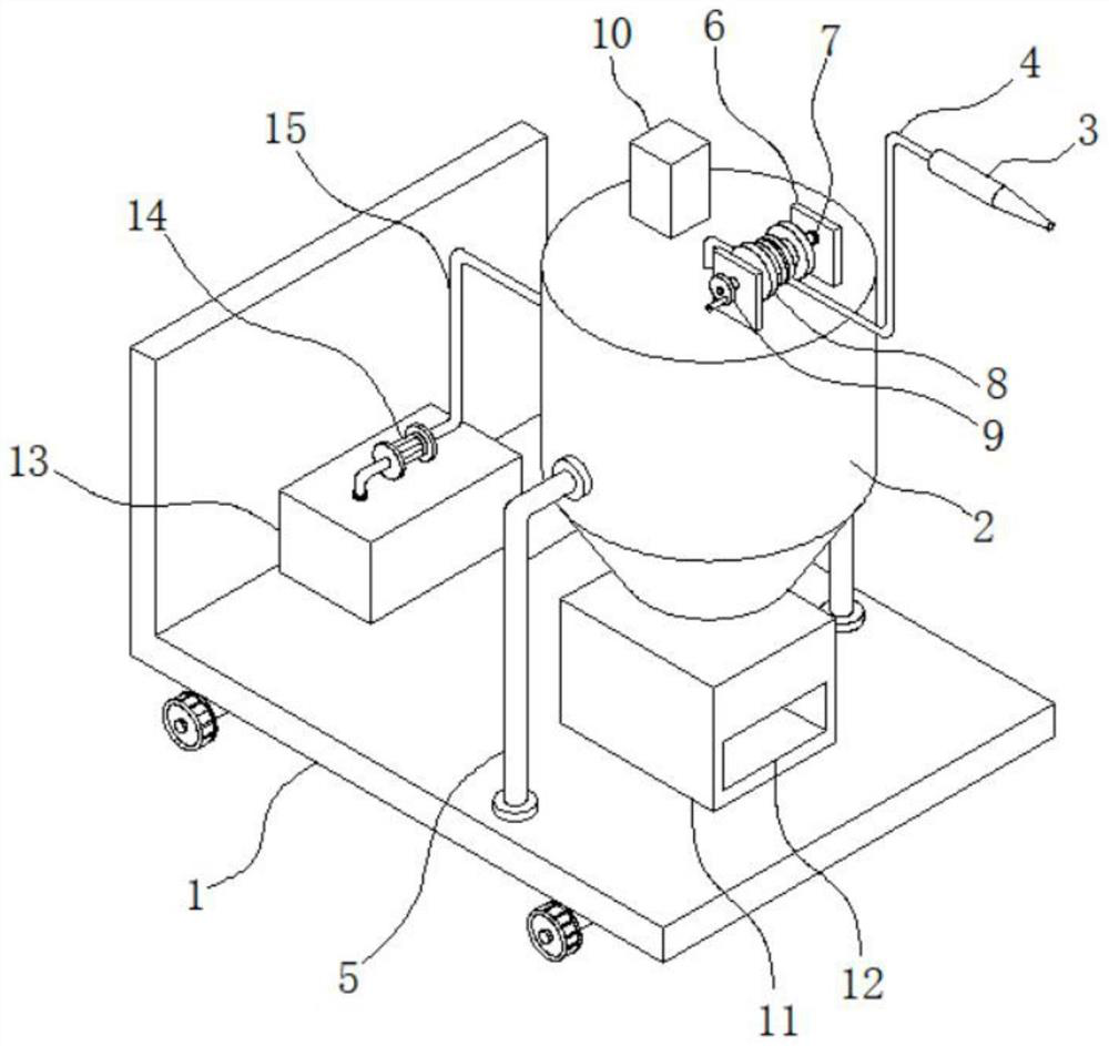 Drainage apparatus for neurosurgery department