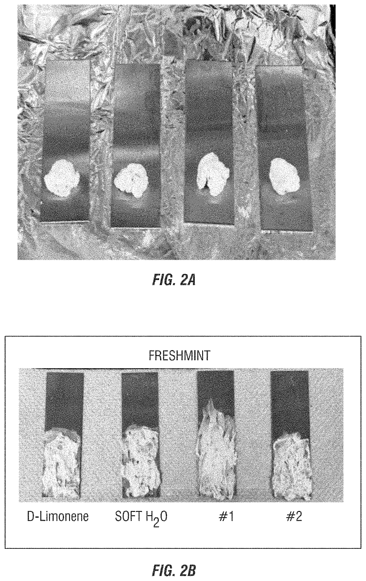 Methods and cleaning solutions for removing chewing gum and other sticky food substances