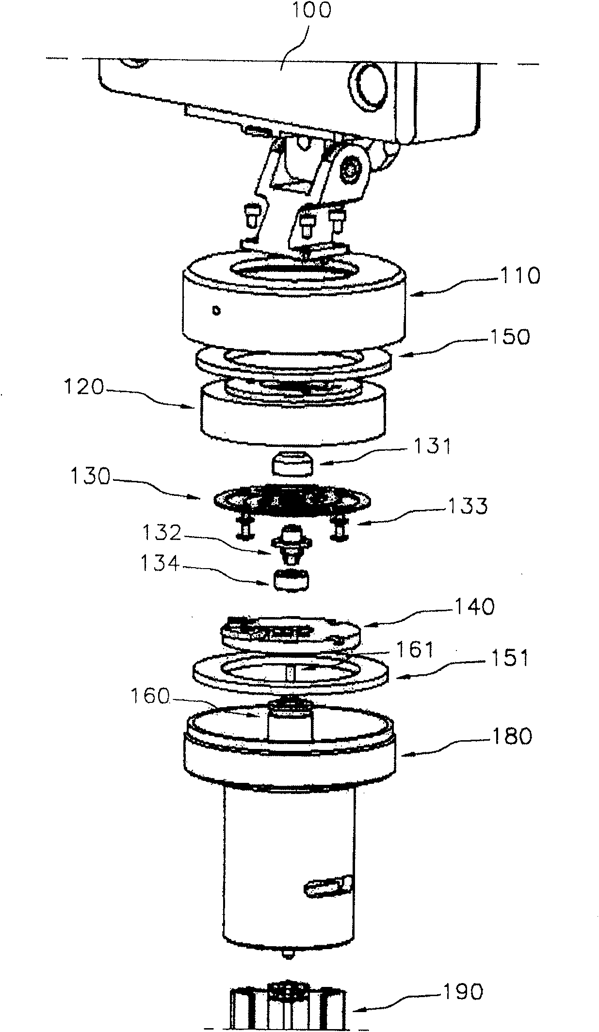 Photographic camera automatic rocking-pickup device