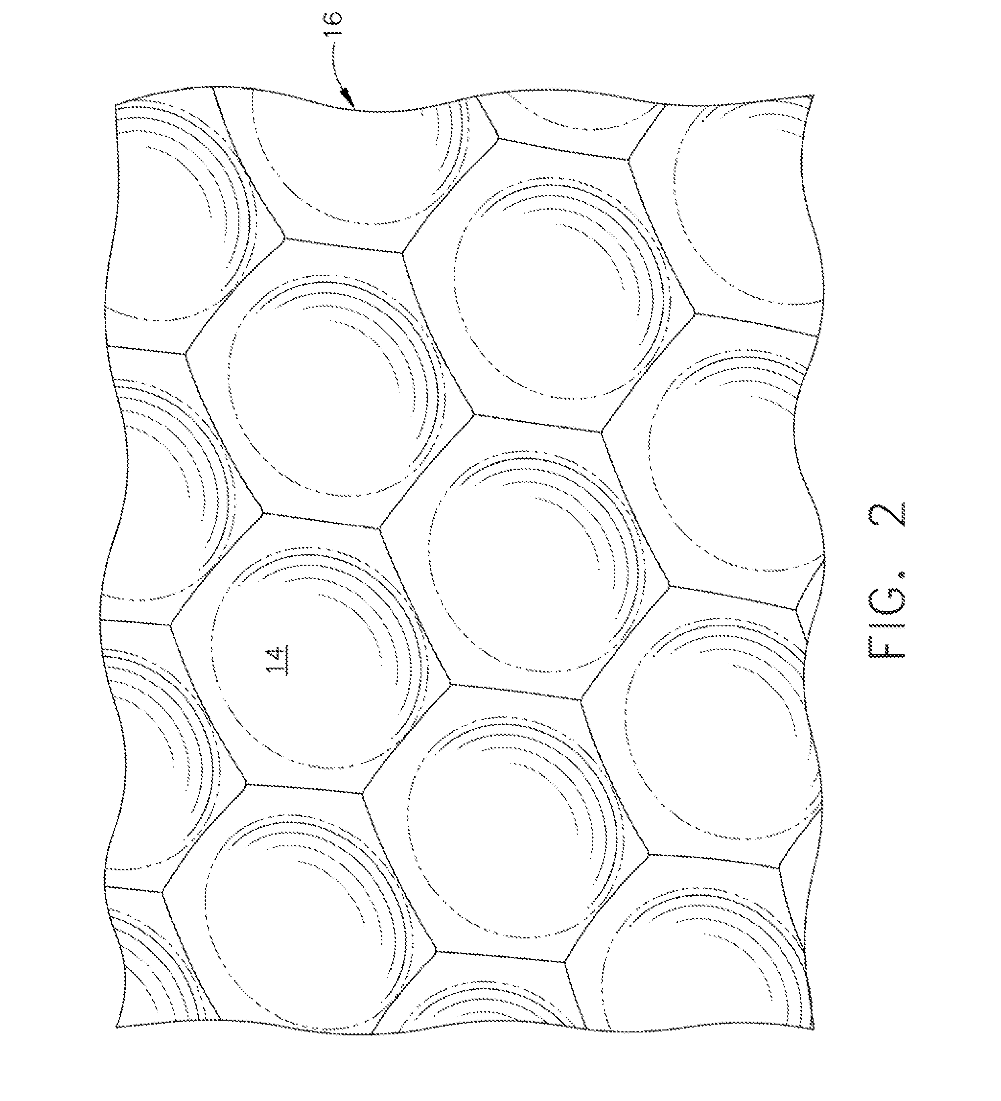 Method and apparatus for scaled up reproduction of detailed features